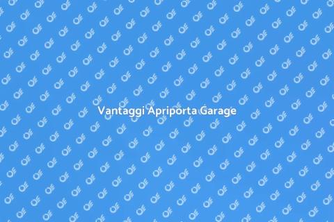 Installare Apriporta Garage Facile