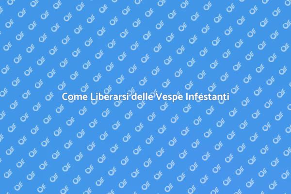 Disinfestazione Efficace delle Vespe