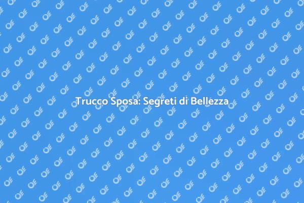 Magia del Make Up per la Sposa