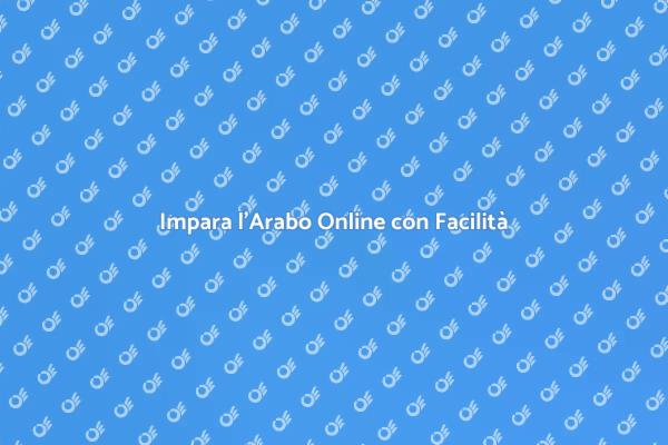 Scopri il Corso di Arabo Online
