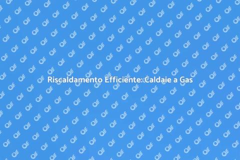 Caldaia a Gas Alta Efficienza