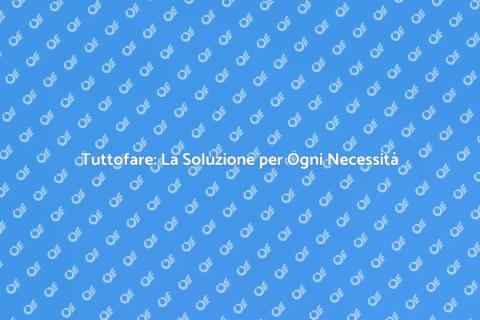 Servizio Tuttofare: Soluzioni per Casa