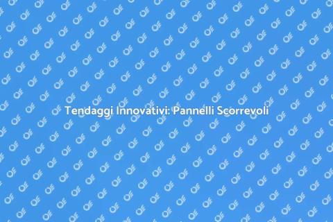Tenda a Pannelli Scorrevoli per Salotto