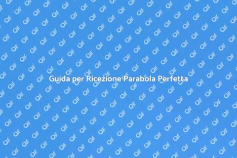 Ottimizzare Ricezione Parabola TV
