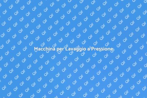 Lavaggio a Pressione: Pulito Efficace