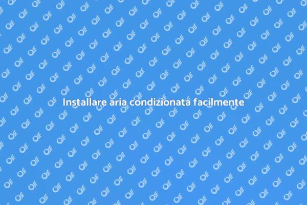Come montare aria condizionata