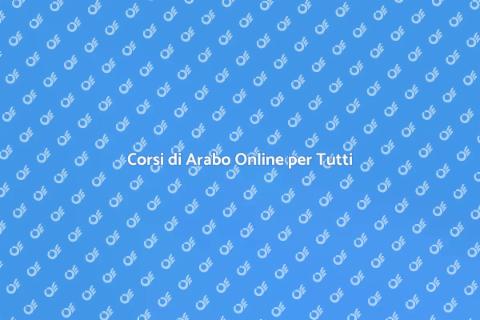 Impara l'Arabo Online con Esperti