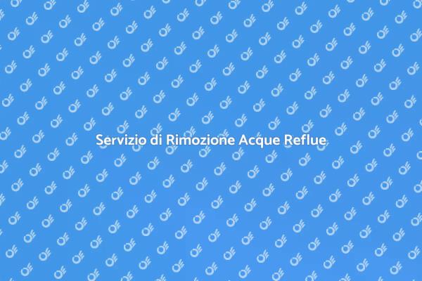 Rimuovi le Acque Reflue in Sicurezza