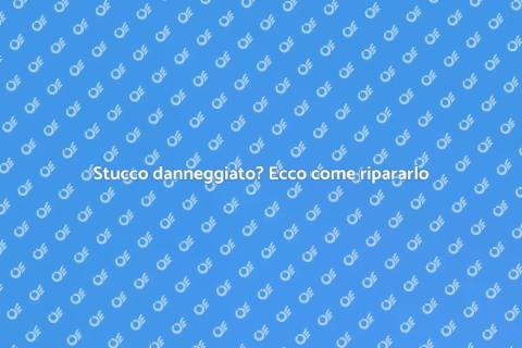 Riparazione stucco danneggiato umidità