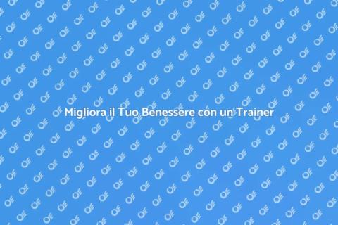 Personal Trainer per Consulenze
