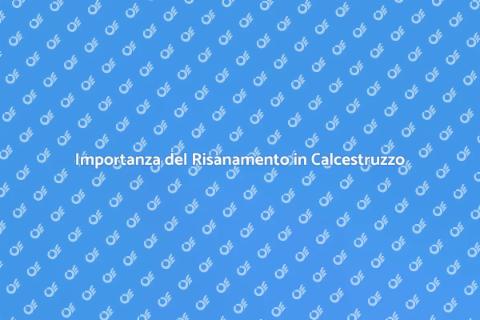 Risanamento Strutturale Calcestruzzo