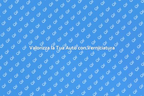 Riparazione Carrozzeria e Verniciatura