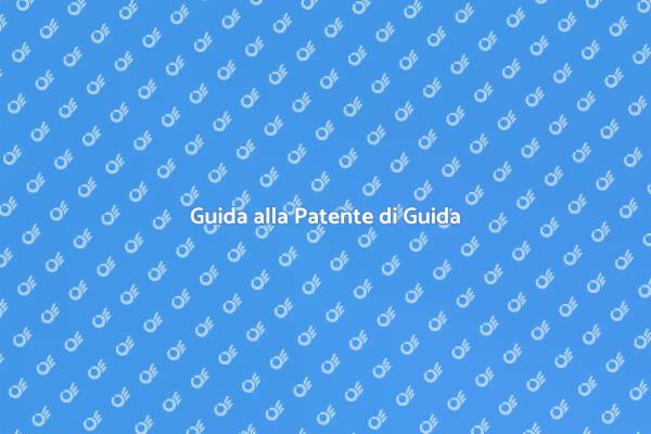 La Tua Guida per la Patente di Guida