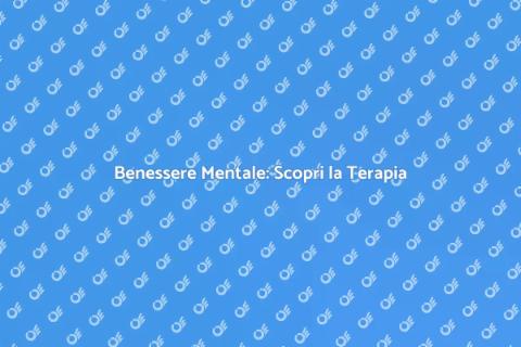 Terapia per il Benessere Mentale