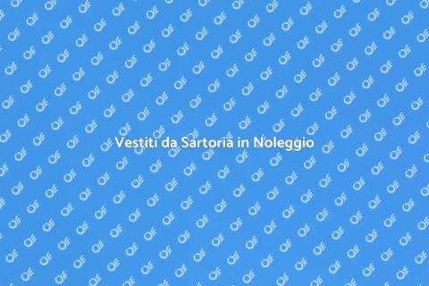 Noleggiare Vestiti da Sartoria