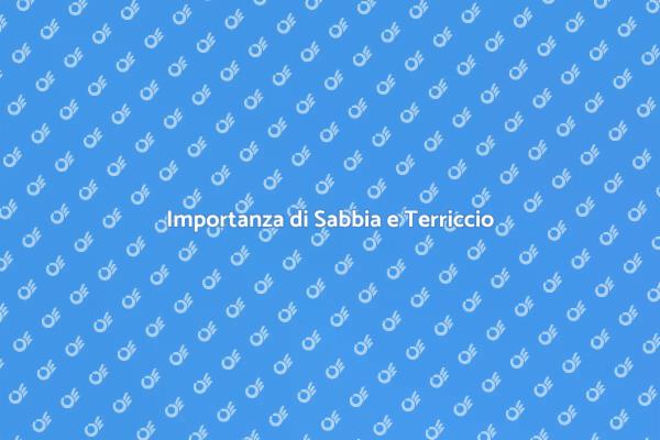 Ristrutturazione: Sabbia e Terriccio Essenziali