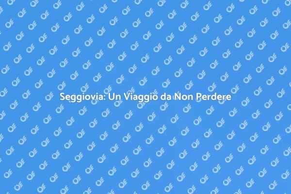 Seggiovia: Esplora Nuove Altezze