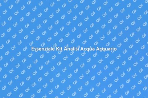 Kit Analisi Acqua per Acquario