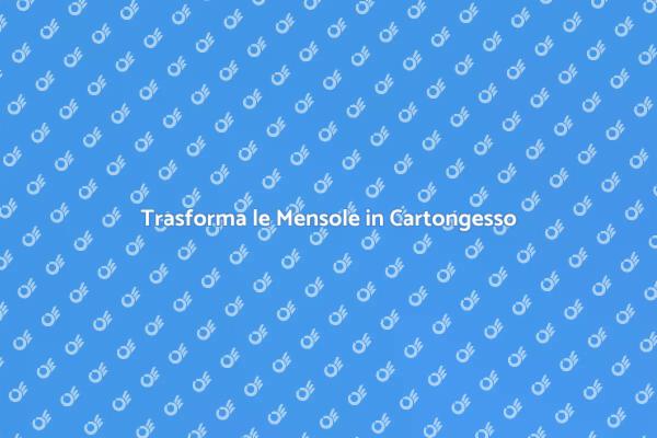 Ristrutturare Mensole in Cartongesso