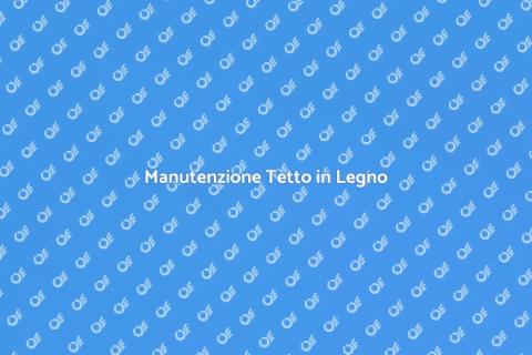 Estendere Vita Tetto in Legno