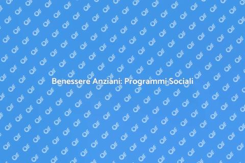 Programma Sociale per Anziani