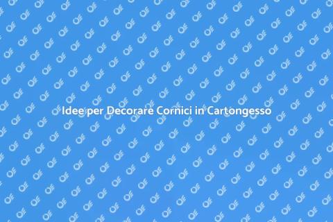 Decorare Cornici in Cartongesso