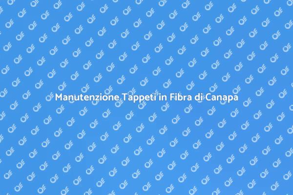 Cura dei Tappeti in Fibra di Canapa