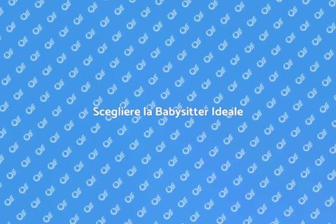 Trovare una Buona Babysitter