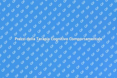 Costo Terapia Cognitivo Comportamentale