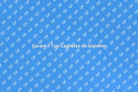 Manutenzione Laghetto da Giardino