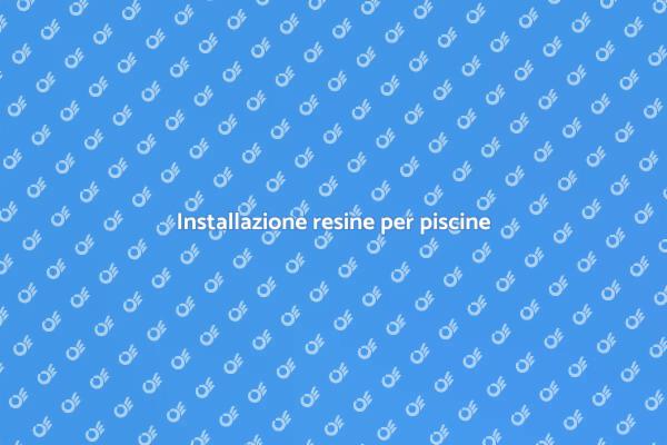 Trasforma la tua piscina con resine