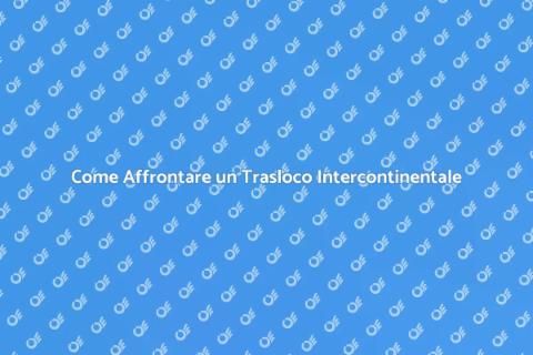 Trasloco Intercontinentale: Guida Pratica