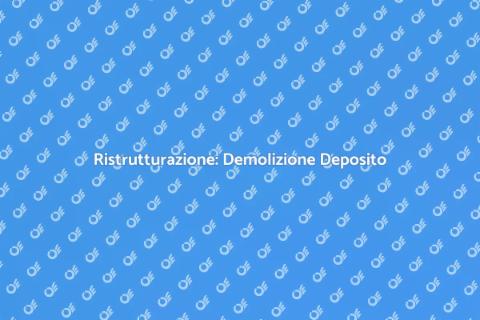 Demolizione Deposito in Derelitto