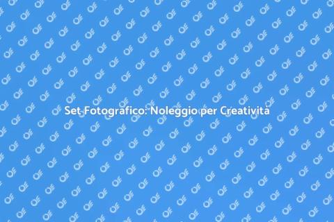 Noleggio Set Fotografico per Eventi