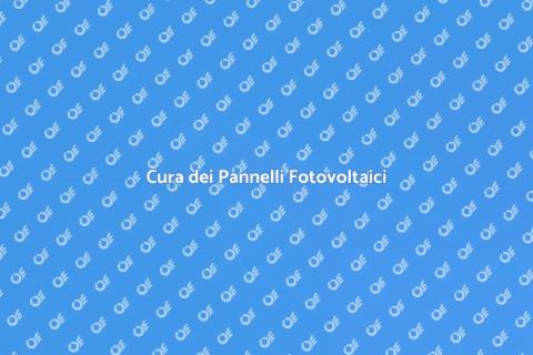 Manutenzione Pannelli Fotovoltaici