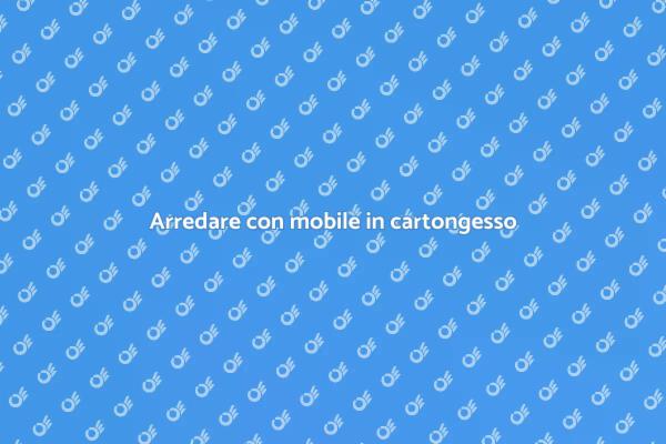 Mobile su misura in cartongesso