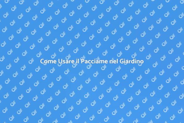 Trasforma il Giardino con il Pacciame