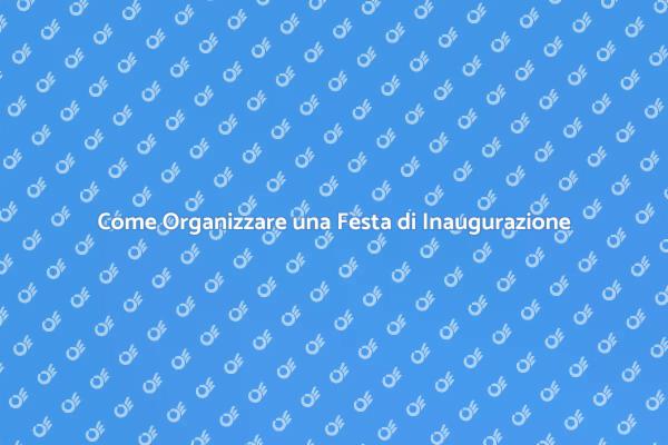 Inaugurazione Mostra: Idee e Suggerimenti