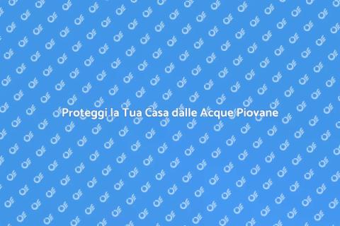 Installazione Sistemi Smaltimento Acque
