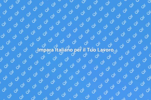 Italiano per Professionisti del Settore