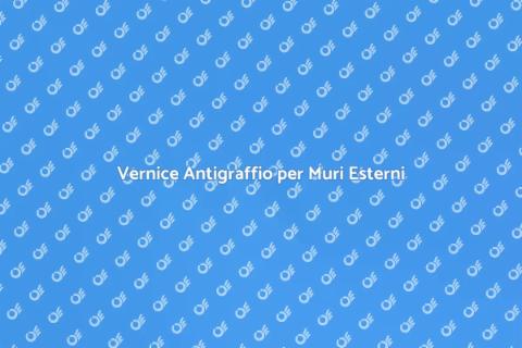 Pittura Esterni Antigraffio per Casa