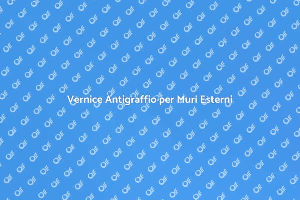 Rinnova con Pittura Antigraffio