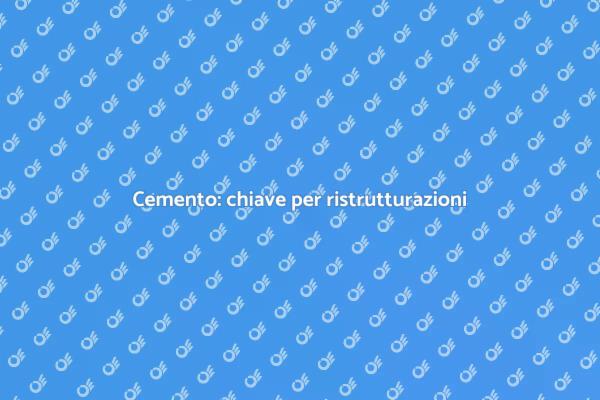 Cemento e ristrutturazioni: guida essenziale