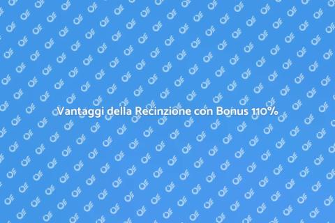Installare Recinzione con Bonus 110%