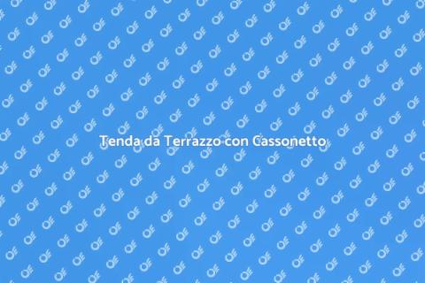 Tenda per Terrazze con Cassonetto