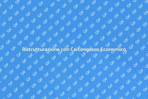 Abbassamento in Cartongesso Economico