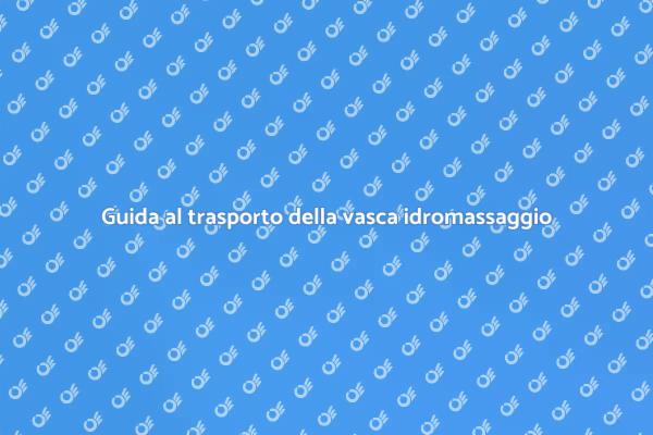 Trasporto sicuro della vasca idromassaggio