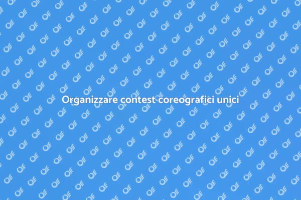 Celebra la diversità con contest coreografici
