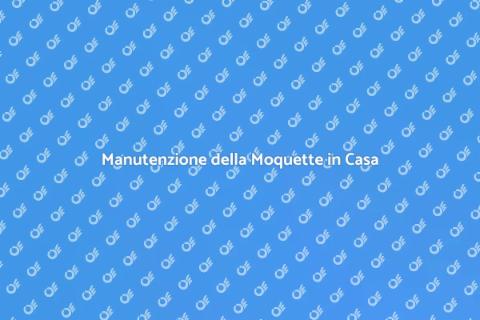 Pulizia e Sostituzione Moquette