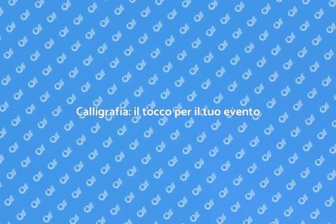 Calligrafo per eventi indimenticabili